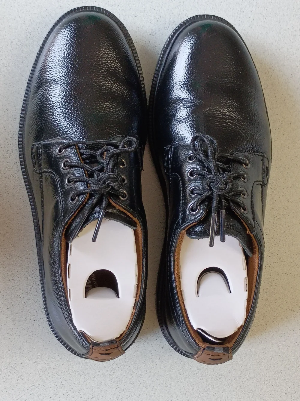 Boys 3.5 Florsheim Black Oxford Dress Shoes Leather Formal Church School Uniform